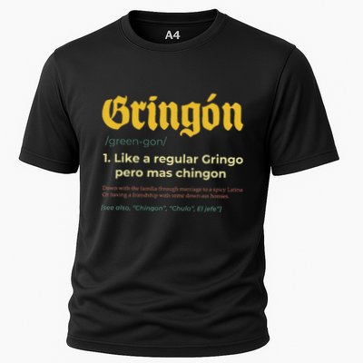 Gringon Like A Regular Vintage Funny GringóN Definition Performance Shirt