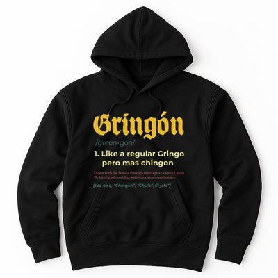 Gringon Like A Regular Vintage Funny GringóN Definition Hoodie