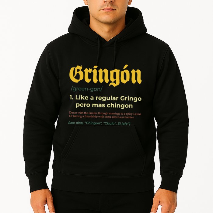 Gringon Like A Regular Vintage Funny GringóN Definition Hoodie