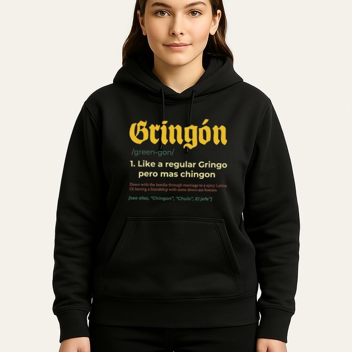 Gringon Like A Regular Vintage Funny GringóN Definition Hoodie