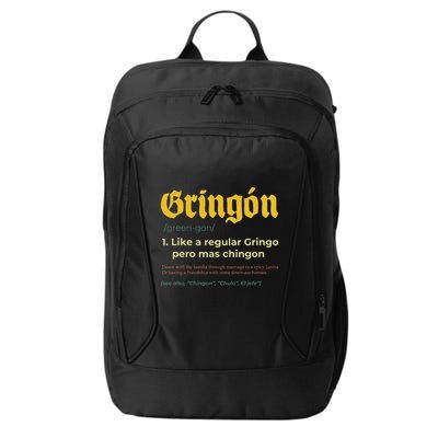 Gringon Like A Regular Vintage Funny GringóN Definition City Backpack