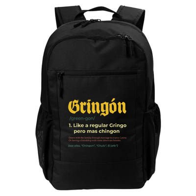 Gringon Like A Regular Vintage Funny GringóN Definition Backpack