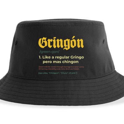 Gringon Like A Regular Vintage Funny GringóN Definition Sustainable Bucket Hat