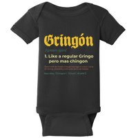Gringon Like A Regular Vintage Funny GringóN Definition Baby Bodysuit