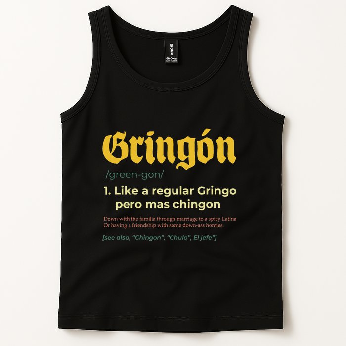 Gringon Like A Regular Vintage Funny GringóN Definition Tank Top