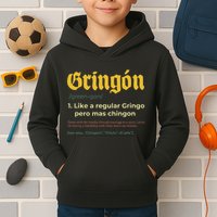 Gringon Like A Regular Vintage Funny GringóN Definition Kids Hoodie