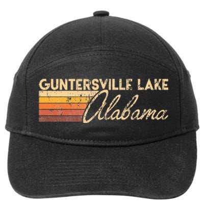 Guntersville Lake Alabama 7-Panel Snapback Hat