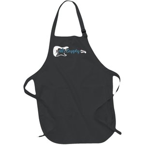 Guitar Lover Air Supply Full-Length Apron With Pockets