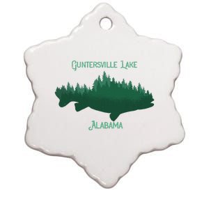 Guntersville Lake Alabama Souvenir Ceramic Star Ornament