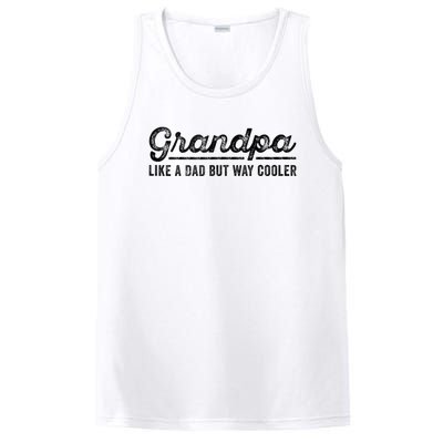 Grandpa Like A Dad But Way Cooler Funny Grandad Definition PosiCharge Competitor Tank