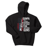 Gunpa Like A Normal Grandpa But More Fun And Owns Guns Kids Hoodie