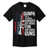 Gunpa Like A Normal Grandpa But More Fun And Owns Guns Kids T-Shirt