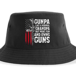 Gunpa Like A Normal Grandpa Fun And Owns Guns Sustainable Bucket Hat