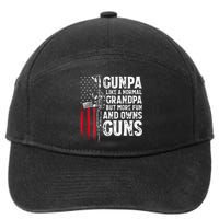 Gunpa Like A Normal Grandpa Fun And Owns Guns 7-Panel Snapback Hat