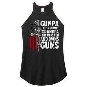 Gunpa Like A Normal Grandpa Fun And Owns Guns Women's Perfect Tri Rocker Tank