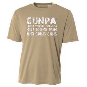 Gunpa Like A Normal Grandpa But More Fun And Owns Guns Cooling Performance Crew T-Shirt