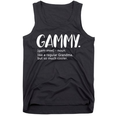 Gammy Like A Regular Grandma But Cooler Mothers Day Gammy Tank Top