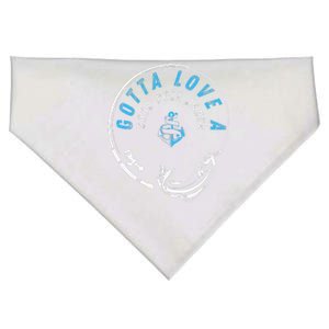 Gotta Love A Good Pole Dance Fishermen Fishing Fish Angler USA-Made Doggie Bandana