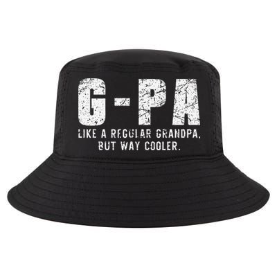 GPa Like A Grandpa But Way Cooler Only Much Fathers Day GPa Cool Comfort Performance Bucket Hat