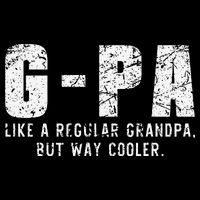 GPa Like A Grandpa But Way Cooler Only Much Fathers Day GPa Flatbill Hat