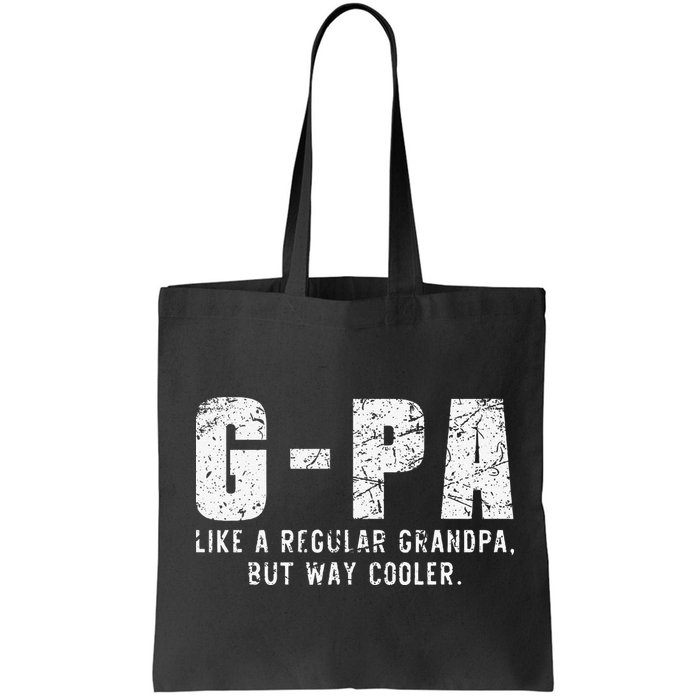 GPa Like A Grandpa But Way Cooler Only Much Fathers Day GPa Bag