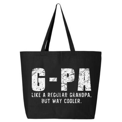 GPa Like A Grandpa But Way Cooler Only Much Fathers Day GPa 25L Jumbo Tote