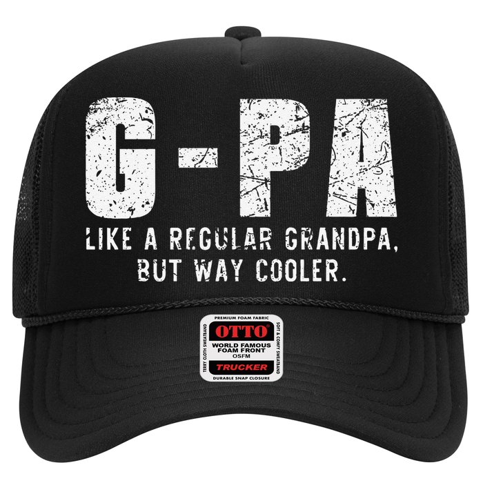 GPa Like A Grandpa But Way Cooler Only Much Fathers Day GPa Trucker Hat