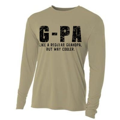 GPa Like A Grandpa But Way Cooler Only Much Fathers Day GPa Cooling Performance Long Sleeve Crew