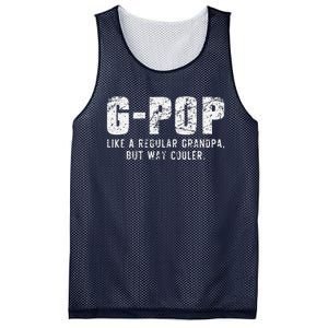 GPop Like A Grandpa But Way Cooler Only Much GPop Mesh Reversible Basketball Jersey Tank