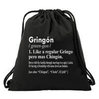 Gringon Like A Regular Gringo Pero Mas Chingon Drawstring Bag