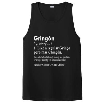 Gringon Like A Regular Gringo Pero Mas Chingon PosiCharge Competitor Tank