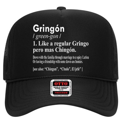 Gringon Like A Regular Gringo Pero Mas Chingon Trucker Hat