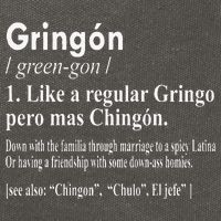 Gringon Like A Regular Gringo Pero Mas Chingon Cotton Canvas Backpack