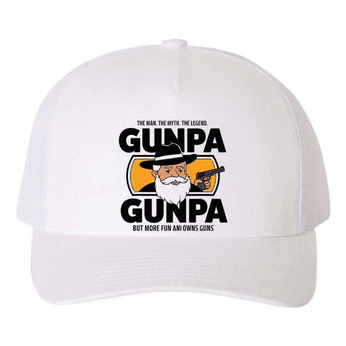 Gunpa Like A Normal Grandpa But More Fun And Owns Guns Yupoong Adult 5-Panel Trucker Hat