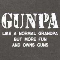 Gunpa Like A Normal Grandpa But More Fun And Owns Guns Cotton Canvas Backpack