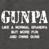 Gunpa Like A Normal Grandpa But More Fun And Owns Guns Vector Backpack