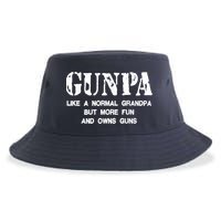 Gunpa Like A Normal Grandpa But More Fun And Owns Guns Sustainable Bucket Hat