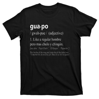 Guapo Like A Regular Hombre Pero Mas Men Women Gift Funny T-Shirt