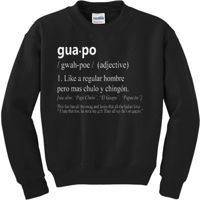 Guapo Like A Regular Hombre Pero Mas Men Women Gift Funny Kids Sweatshirt