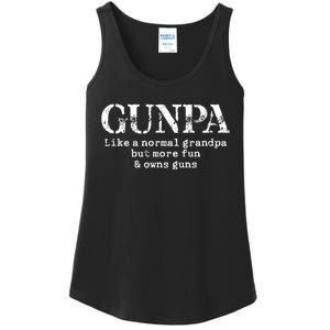 Gunpa Like A Normal Grandpa But More Fun And Owns Guns Ladies Essential Tank