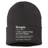 Gringon Like A Regular Gringo Pero Mas Chingon Sustainable Knit Beanie