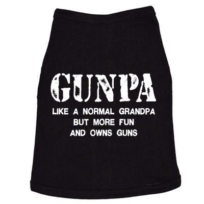 Gunpa Like A Normal Grandpa But More Fun And Owns Guns Doggie Tank