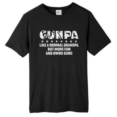 Gunpa Like A Normal Grandpa But More Fun And Owns Guns Gift Tall Fusion ChromaSoft Performance T-Shirt