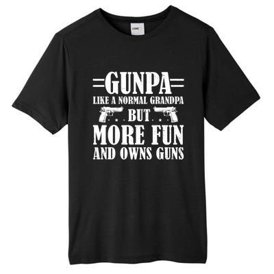 Gunpa Like A Normal Grandpa But More Fun And Owns Guns Funny Tall Fusion ChromaSoft Performance T-Shirt