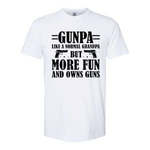 Gunpa Like A Normal Grandpa But More Fun And Owns Guns Funny Softstyle CVC T-Shirt