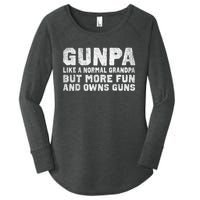 Gunpa Like A Normal Grandpa But More Fun And Owns Guns Women's Perfect Tri Tunic Long Sleeve Shirt