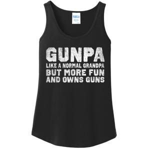 Gunpa Like A Normal Grandpa But More Fun And Owns Guns Ladies Essential Tank