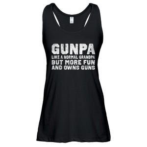 Gunpa Like A Normal Grandpa But More Fun And Owns Guns Ladies Essential Flowy Tank