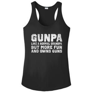 Gunpa Like A Normal Grandpa But More Fun And Owns Guns Ladies PosiCharge Competitor Racerback Tank