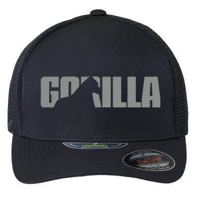 Gorilla Lover Apparel Animal Great Ape Gorilla Flexfit Unipanel Trucker Cap